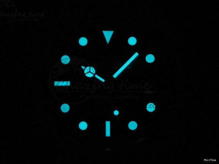 MiroTime 0129 Durable Submariner Phantomlab Transparent KZF Best Edition Blue Moon Dial on White Rubber Strap VR 2564